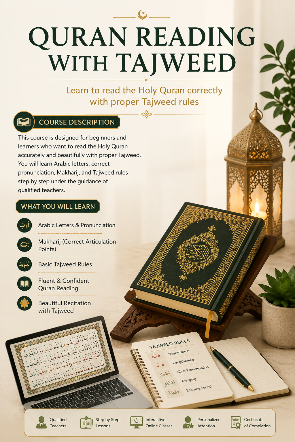 Quran Reading with Tajweed