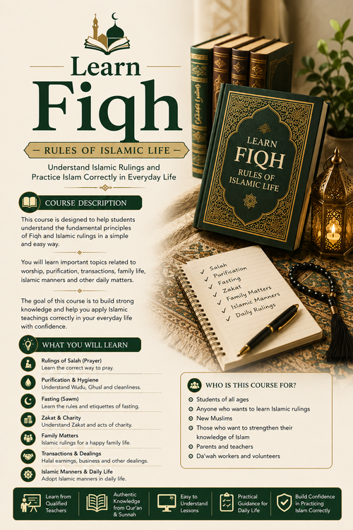 Learn Fiqh – Rules of Islamic Life